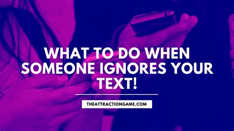 They disregard or <b>ignore</b> their children's needs, and can be especially rejecting when their child is hurt or sick. . Avoidant ignores texts